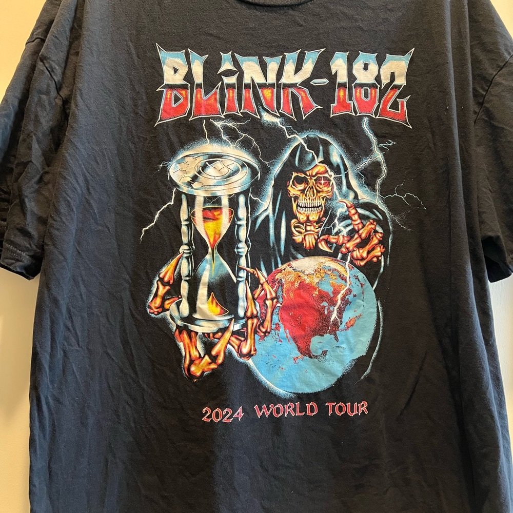 Blink-182 2024 World Tour Black T-Shirt